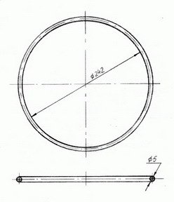 Кольцо уплотнительное Д131.00.56 (Д100.01.056) фтор
