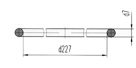 Кольцо уплотнительное  Д131.00.24 (Д100-01-24Б)