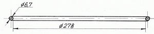 Кольцо 30Д36.08.12 силикон