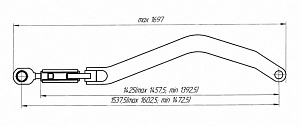Тяга нижнего разгрузочного люка 912.45.470-0Сб
